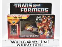Hot Rod Targetmaster MIB 100% Complete 1987 Vintage Hasbro G1 Transformers