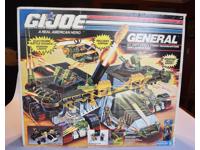 The General ONE OWNER W Box 100% Complete 1990 Gi Joe Vintage Hasbro Blueprints