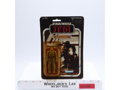 Rebel Commando 65 Back-A Star Wars ROTJ 1983 Kenner Figure NEW MOSC SEALED