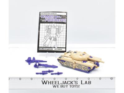 Blitzwing ~ 100% Complete 1985 Vintage G1 Transformers Action Figure W MANUAL