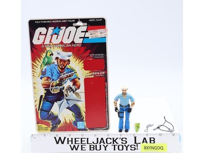 Shipwreck V1 100% W/ 34 Cardback G.I. Joe 1985 Hasbro Vintage Action Figure