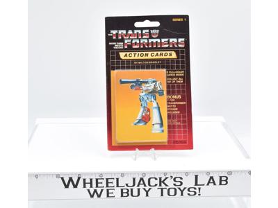 Megatron Sealed Pack Card #97 Transformers Trading Action Cards 1985 G1
