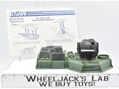 Law Laser Artillery Weapon Battle Station B 100% Complete GI Joe 1986 Vehicle