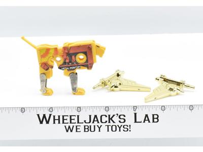 Steeljaw GOLD * 100% Complete 1985 Vintage G1 Transformers Lion Action Figure