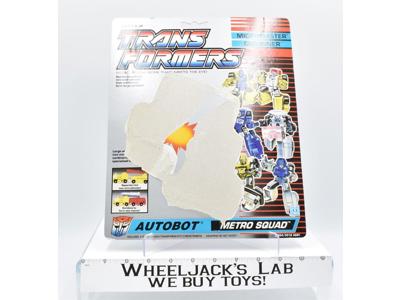 Metro Squad Micromaster Cardback Vintage 1990 G1 Transformers Hasbro