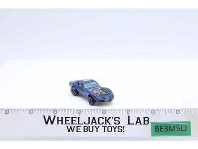 Custom Corvette Blue 1967 1968 Redline Hot Wheels Mattel Vintage RL Hong Kong