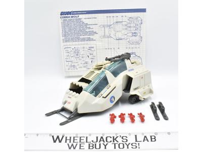Cobra Wolf 1987 B 100% Complete Gi Joe Cobra Vintage Action Figure Hasbro