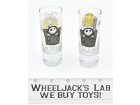 Jack Skellington &amp; Sally Nightmare Before Christmas Tall Shot Glass Disney