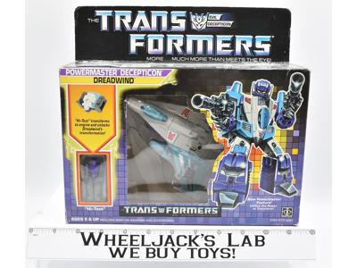 Dreadwind  MIB NICE FIGURE 1988 Hasbro Action Figure Vintage G1 Transformers