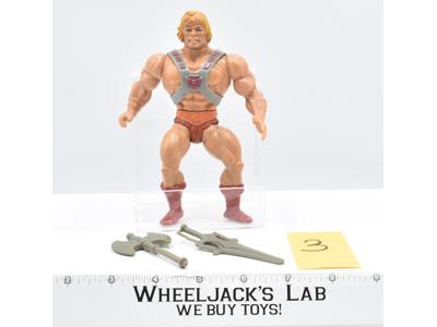 He-Man SOFT HEAD #3 1982 MOTU Masters of the Universe Vintage Action Figure