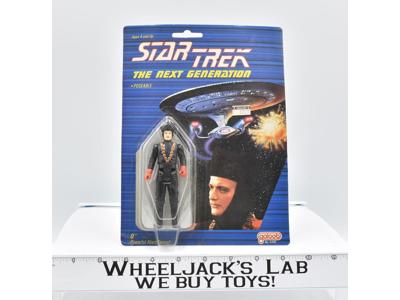 Q The Next Generation Star Trek 1988 Galoob NEW MOSC Vintage Action Figure