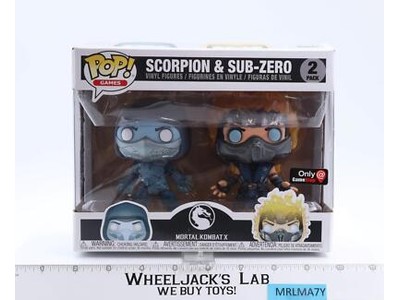 Scorpion & Sub-Zero Mortal Kombat X Funko Pop! GameStop Exclusive NEW SEALED