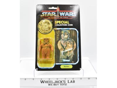 Romba POTF Coin MOSC Sealed Star Wars ROTJ 1984 Vintage Kenner Action Figure