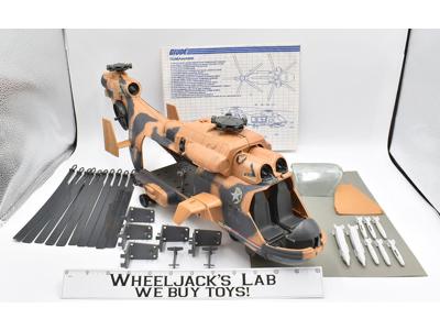 Tomahawk Helicopter B 1986 Gi Joe Vintage Action Figure Vehicle Hasbro