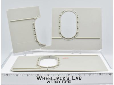 USS Flagg Set of 4 Bulkhead Walls 1985 Gi Joe Vintage Vehicle Playset Hasbro