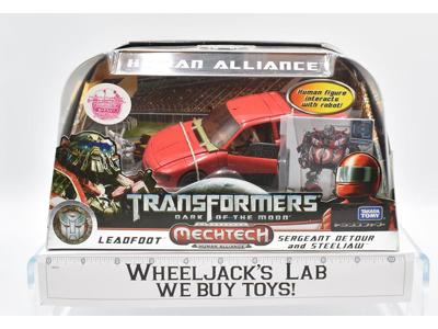 Human Alliance Leadfoot Sergeant Detour Steeljaw NEW DOTM Transformers Takara