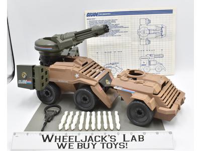 Mean Dog 100% Complete 1988 Gi Joe Vintage Action Figure Vehicle Hasbro