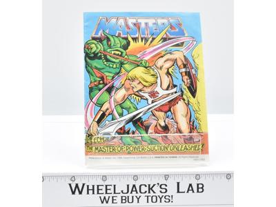 Leech-The Master of Power Suction Unleashed! Mini Comic Book He-Man MOTU 1980's