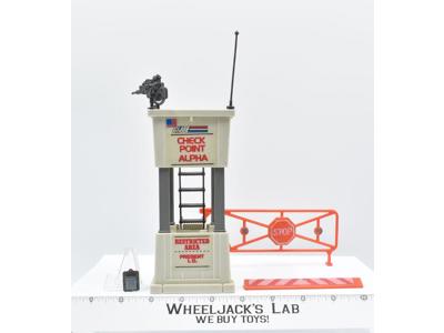 Check Point Alpha Battle Station Vintage GI Joe 1985 Action Figure Playset