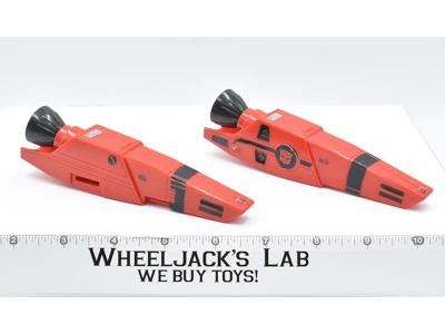Jetfire Boosters Thrusters Armor Pair WITH STICKER 1985 G1 Transformers Vintage