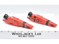 Jetfire Boosters Thrusters Armor Pair WITH STICKER 1985 G1 Transformers Vintage