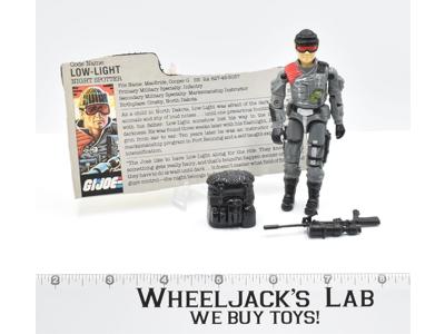 Low Light V1 GI Joe 1986 Hasbro Action Figure Vintage Near Complete