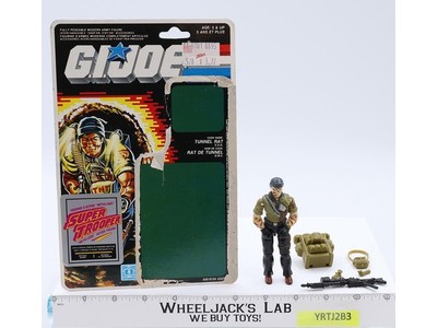 Tunnel Rat V1 100% Complete 34 Cardback G.I. Joe 1987 Hasbro Vintage Figure