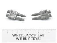 Micromaster Groundshaker Dual Twin Laser Gun Missile Pair 1989 G1 Transformers