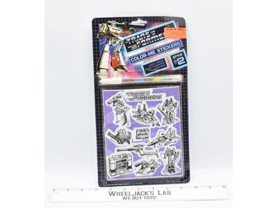 Color-Me Stickers Style #2 NEW Diamond Toymakers G1 Transformers 1984 Hasbro
