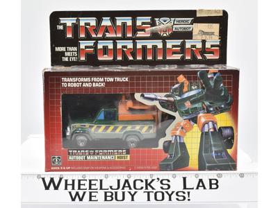 Hoist NR MINT FIG UNUSED MIB 100% Complete 1985 Vintage G1 Transformers