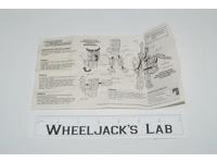 Menasor Stunticons Instruction Sheet Manual 1986 Hasbro Vintage G1 Transformers
