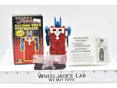 Electronic Voice Synthesizer BOX STYLE UNUSED Ultra Magnus G1 Transformers 1986