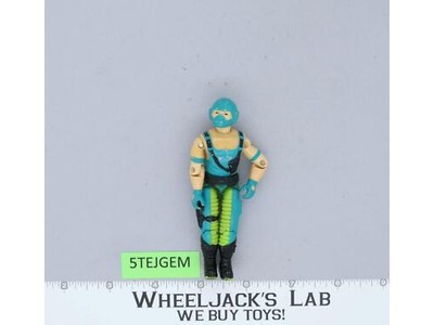 Copperhead V1 BLUE GLOVES Complete 1984 G.I. Joe Hasbro Vintage Action Figure