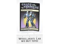 Thundercracker Action Figure Vintage Instruction Manual 1984 G1 Transformers