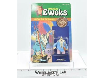 Logray Coin MOSC Sealed Star Wars Ewoks 1985 Vintage Kenner Action Figure