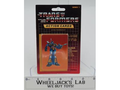 Frenzy Sealed Pack Card #109 Transformers Trading Action Cards 1985 G1