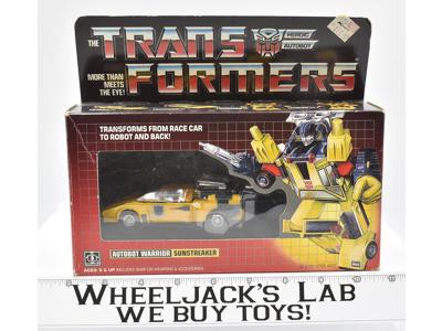Sunstreaker MIB NICE FIG C 100% Complete 1985 Vintage Hasbro G1 Transformers