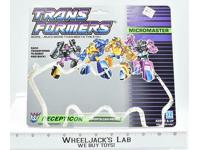 Sports Car Patrol Micromaster Cardback Vintage 1989 G1 Transformers Hasbro