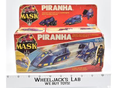 Piranha Sly Rax 100% Complete 1986 MASK Vehicle Kenner Vintage Action Figure