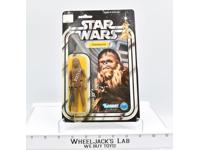 Chewbacca 12 Back MOSC Star Wars 1977 Vintage Kenner Action Figure Taiwan