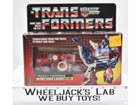 Inferno MIB SEALED ON CARD UNUSED STICKERS 1985 Vintage G1 Transformers