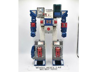 Fortress Maximus Headmaster WHITE - 1987 Vintage G1 Transformers Action Figure