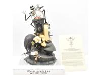 10th Ann. Jack Skellington and Sally Snow Globe The Nightmare Before Christmas