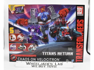 Chaos On Velocitron Titans Return 2016 NEW Transformers Hasbro
