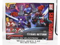 Chaos On Velocitron Titans Return 2016 NEW Transformers Hasbro