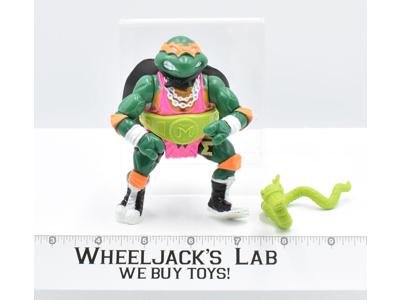 Shell Slammin Mike Michaelangelo Complete 1991 TMNT Teenage Mutant Ninja Turtle