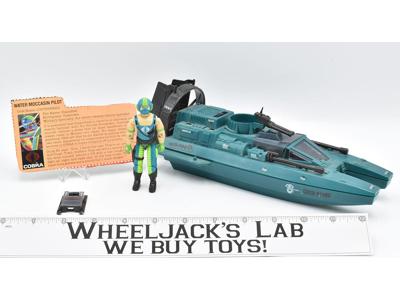 Water Moccasin 100% Complete 1984 GI Joe ARAH Cobra Vehicle Hasbro Vintage
