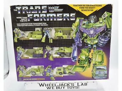 Devastator Giftset NICE FIGS 100% Complete Vintage G1 Transformers Action Figure