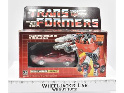 Sideswipe NICE FIGURE MIB 100% Complete 1984 Vintage Hasbro G1 Transformers