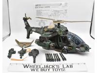 Night Attack Chopper Helicopter ELECTRONIC WORKS 100% Complete 2002 GI Joe